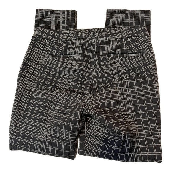 Theory Testra 2B Structured Knit Pants Size 6 Dark Academia Cropped Plaid. - Picture 6 of 8